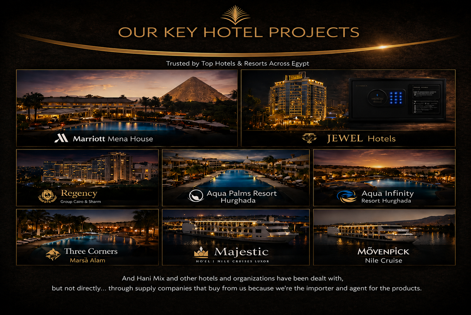 our key hotel projects